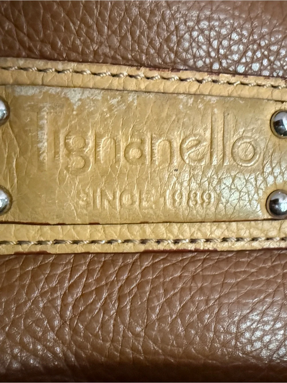 Tignanello Brown and Tan Leather Crossbody Bag - Stylish Everyday Carry